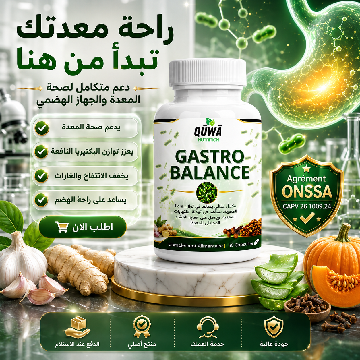 GASTRO BALANCE | دعم يومي لصحة المعدة والقولون والهضم